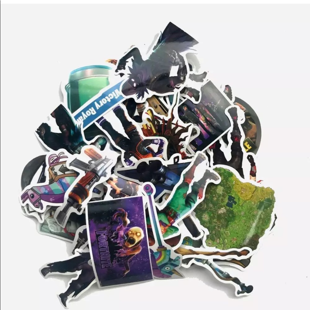 Fortnite Battle Royal Birthday Stickers Gift 40PC - Picture 4 of 7
